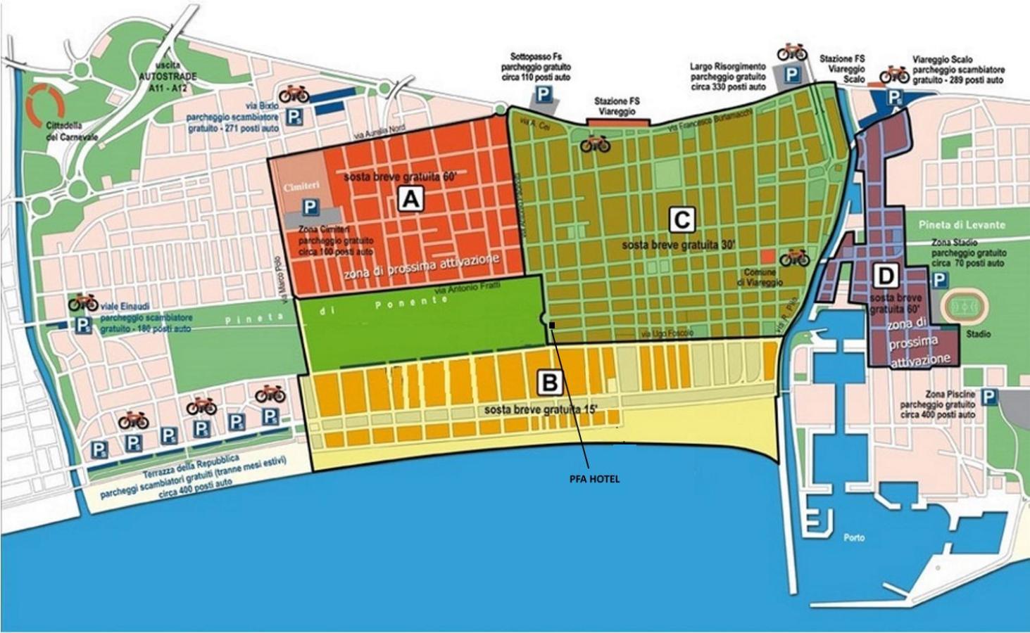Pfa Hotel Viareggio Exterior photo